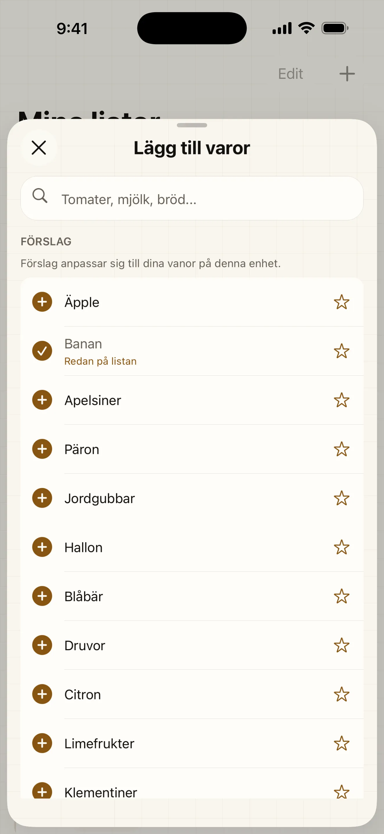 Skärmbild 3 av SeeList