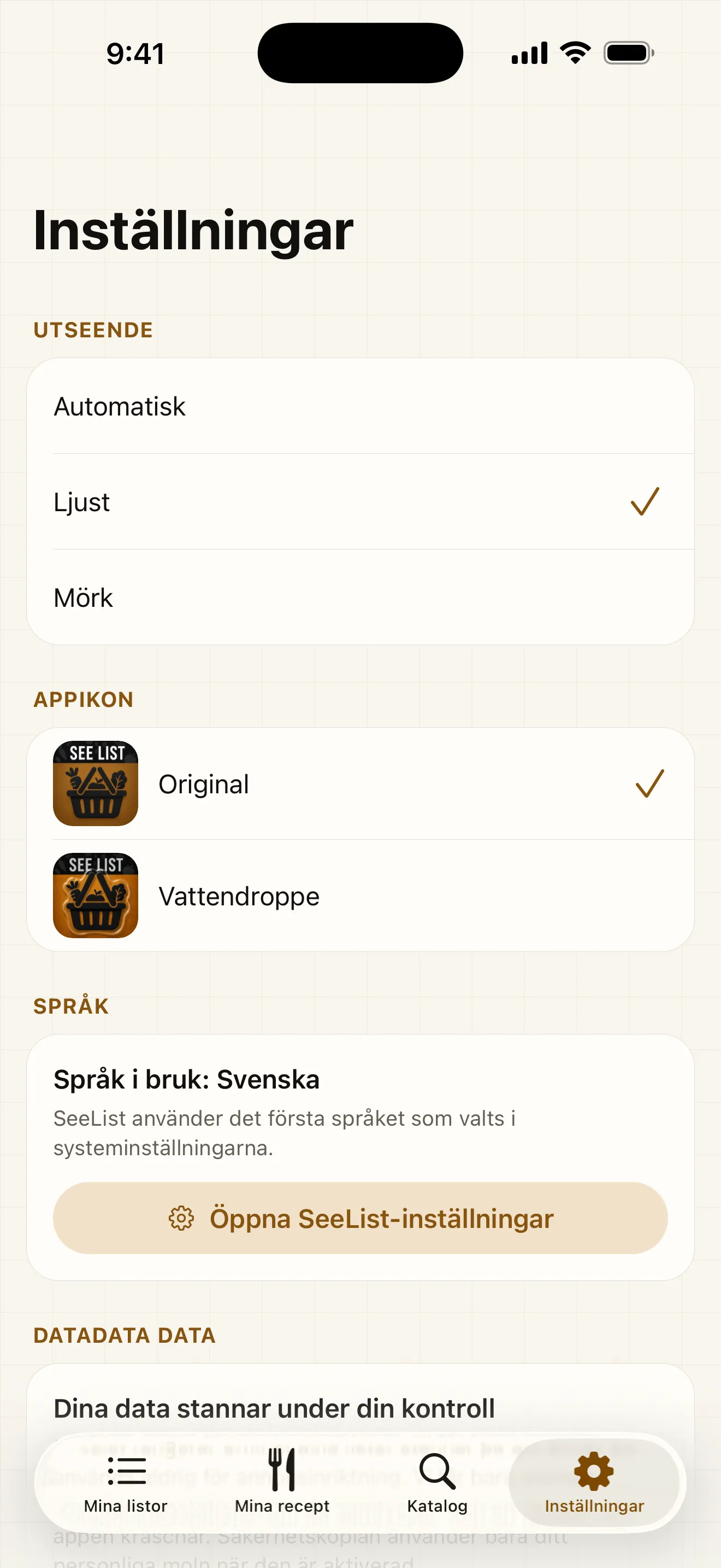 Skärmbild 9 av SeeList