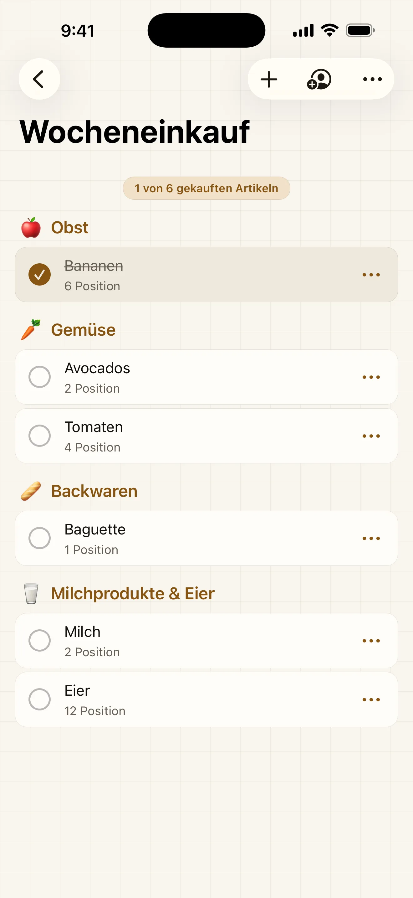 Screenshot 1 von SeeList