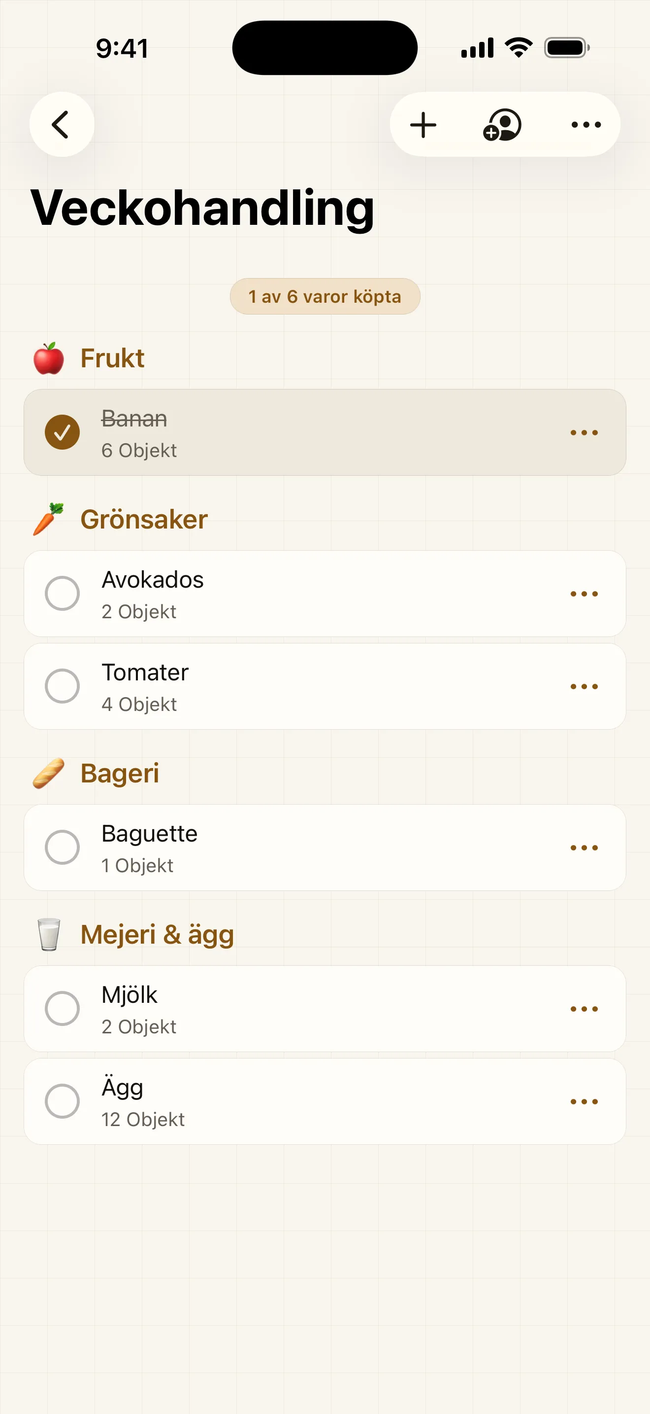 Skärmbild 1 av SeeList