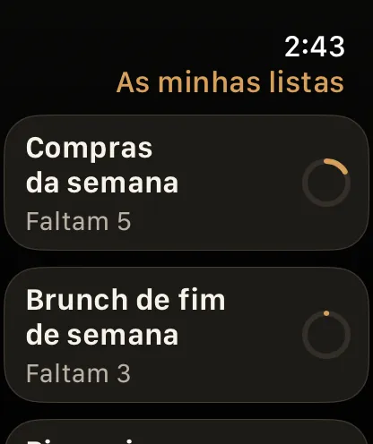 As compras, no seu pulso.