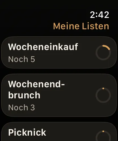 Dein Einkauf am Handgelenk.